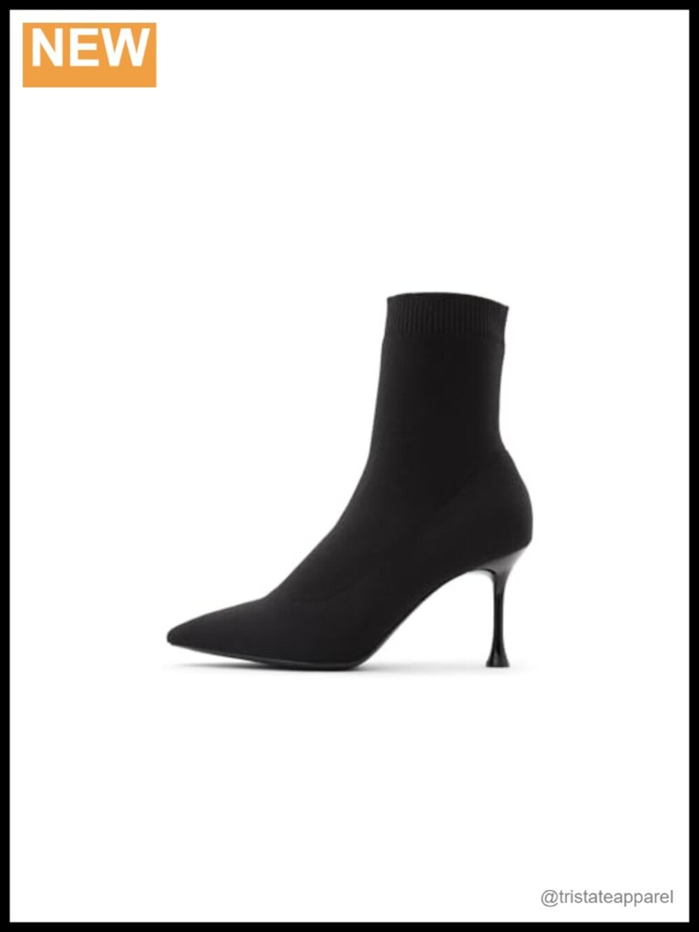 Women's Ankle Boot with Stiletto Heel and Pointed Toe